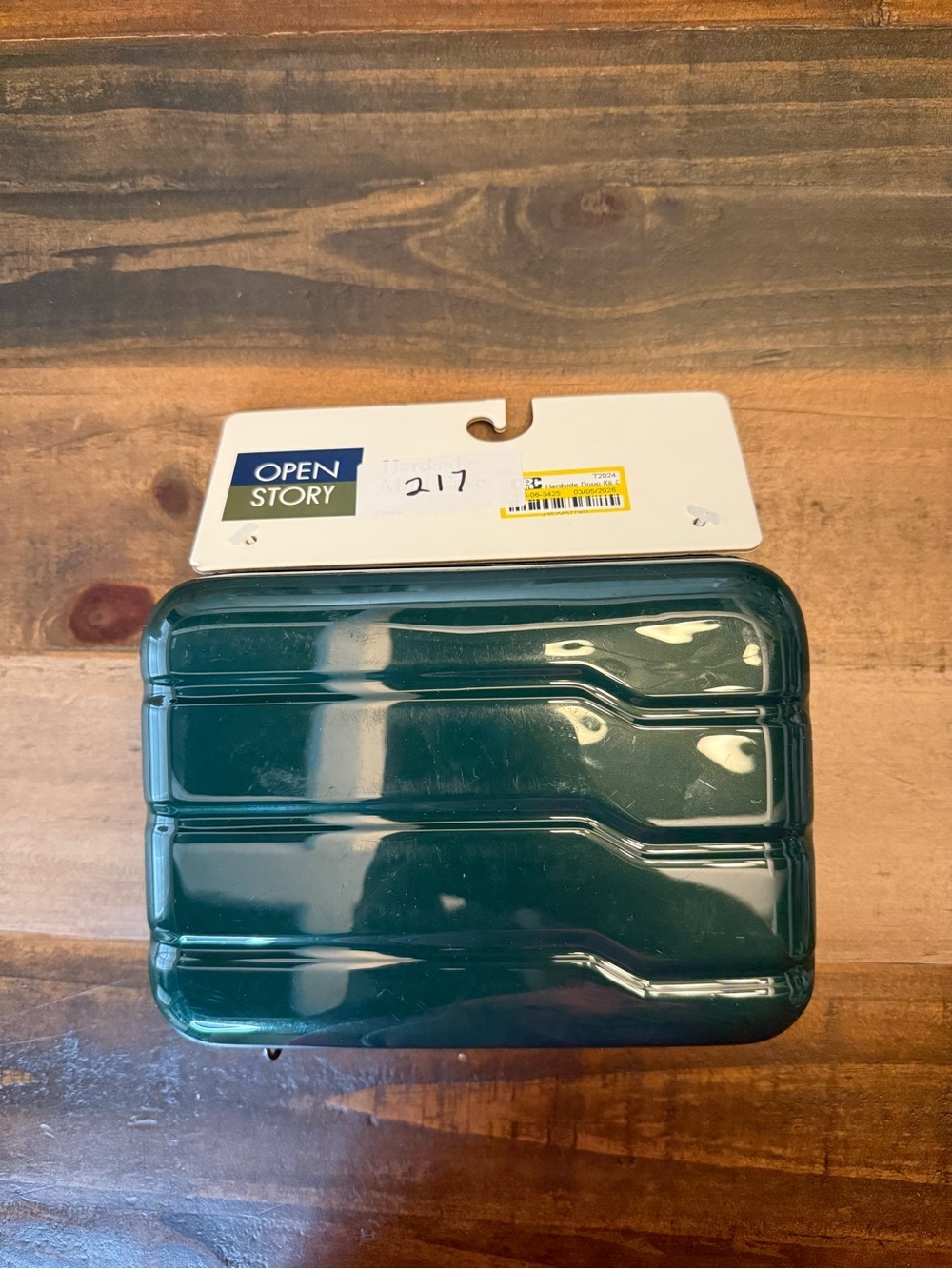 Open Story Hardside Mini Case Travel Organizer Zip Case, Green
